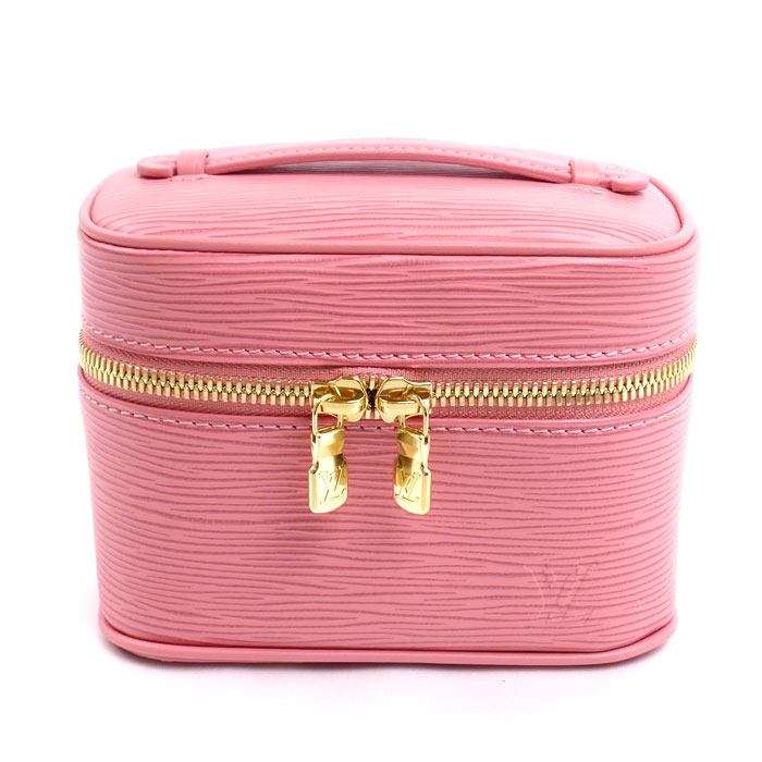 LOUIS VUITTON ルイ・ヴィトン ニース ナノ 合切袋 エピ テンダー ブリスピンク M25857 レディース【中古】【美品】