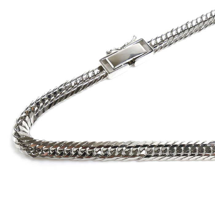 Pt850プラチナ 首飾り 喜平12面トリプル撥ねのける 30.2g 50珊 ユニ一発やる【中古】