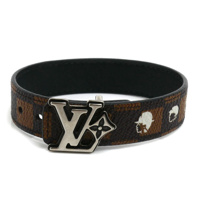 LOUIS VUITTON ルイ・ヴィトン ダミエキャンバス ヴィトン×NIGO フリエンドドシップ リヴァーシブル 腕輪 M4429E メンズ【中古】【美品】