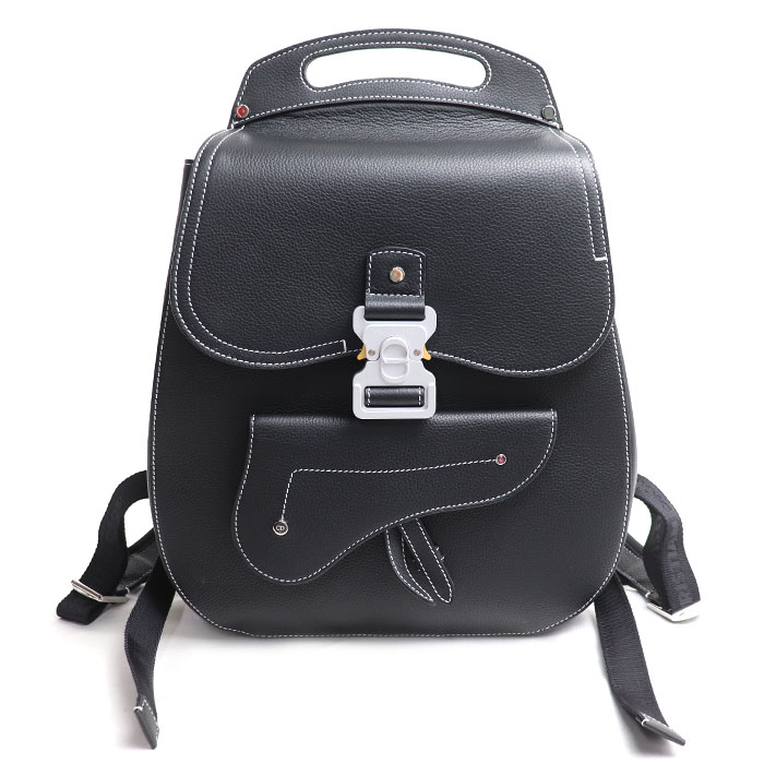 Dior クリスチャンディオール ギャロップ サドル 背嚢・デイパック 黒いこと 1ADBA011YKK.H00N メンズ【中古】【美品】