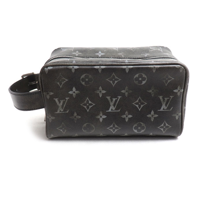 LOUIS VUITTON ルイ・ヴィトン ロッカー ドップキット ハンドバック モノグラムブラッシュド 黒いこと M11670 メンズ【中古】【美品】