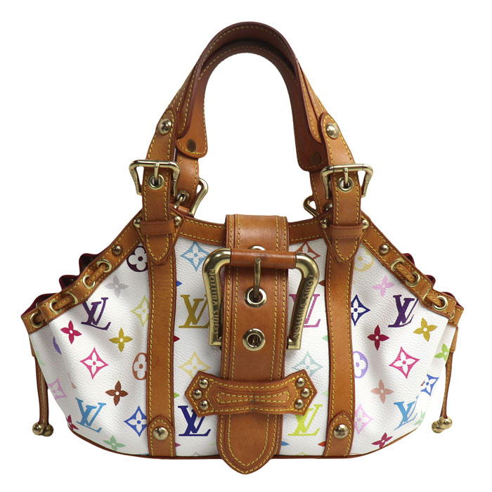 LOUIS VUITTON ルイ・ヴィトン テダPM ハンドバック マルチ色つや ブロン（白いこと） M92348 レディース【中古】