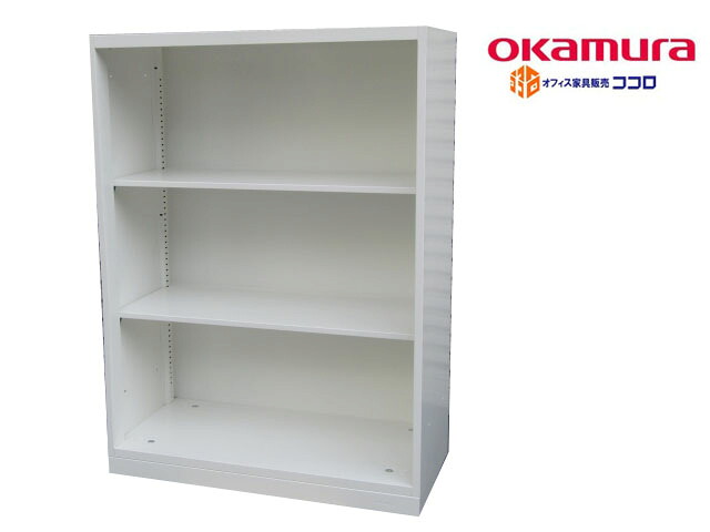 オカムラ_レクトライン_オープン書庫 ベース付_W800 D400 H1100 中古(260430-15)｜中古オフィス家具販売ココロ 13,728円