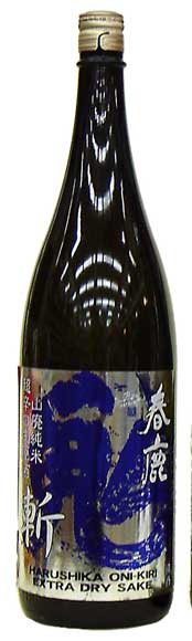【大和の地酒】春鹿　生もと純米超辛口「青乃鬼斬」生原酒1800mL今西清兵衛商店（奈良市）画像