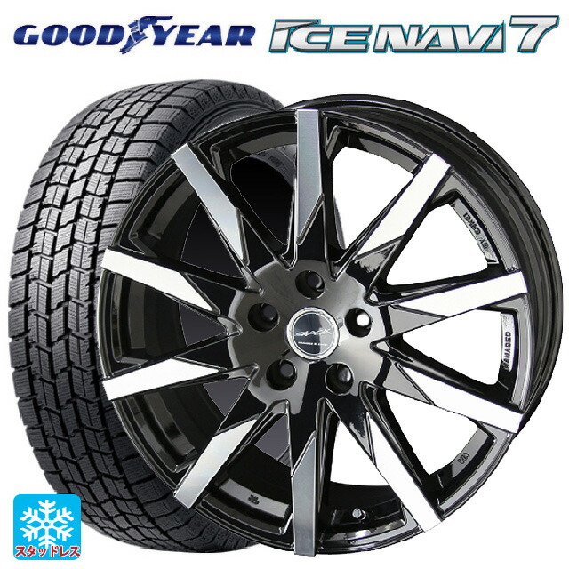 人気ブランドを 215 50r17 91q グッドイヤー アイスナビ7スマック スフィーダ ピアノブラック Xポリッシュ 17 7j新品スタッドレスタイヤホイール4本セット タイヤホイール専門店 小西タイヤ 偉大な Proasse Com