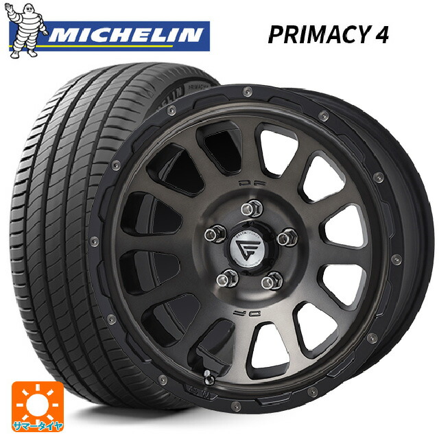 プライマシー4デルタフォース ミシュラン 16 7j新品サマータイヤホイール4本セット タイヤホイール専門店 215 60r16 取付店直送可 正規品 マットスモークポリッシュ 車用品 Xl 正規品 99v 国産車 215 60r16 小西タイヤ オーバル 送料無料