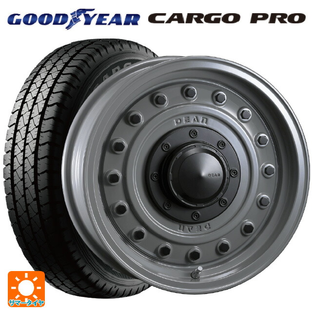 スズキ ジムニーノマド(JC74W)用 195/80R15 107/105S グッドイヤー カーゴプロ クリムソン ディーン コロラド スティールグレー 新品サマータイヤホイール 5本セット
