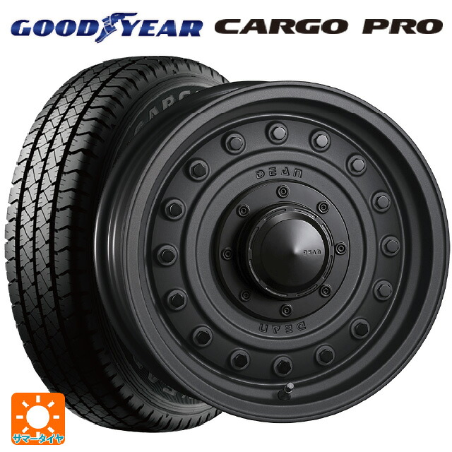 スズキ ジムニーシエラ(74系)用 195/80R15 107/105S グッドイヤー カーゴプロ クリムソン ディーン コロラド マットチャコールブラック 新品サマータイヤホイール 4本セット｜タイヤホイール専門店コニシタイヤ 104,462円