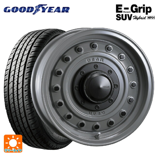 トヨタ ハイラックス(120系)用 275/65R17 115H グッドイヤー エフィシェントグリップSUV HP01 クリムソン ディーン コロラド スティールグレー 新品サマータイヤホイール 4本セット