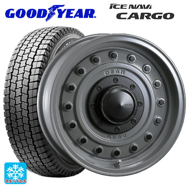 スズキ ジムニーシエラ(74系)用 195/80R15 107/105N グッドイヤー アイスナビ カーゴ # クリムソン ディーン コロラド スティールグレー 新品スタッドレスタイヤホイール 5本セット