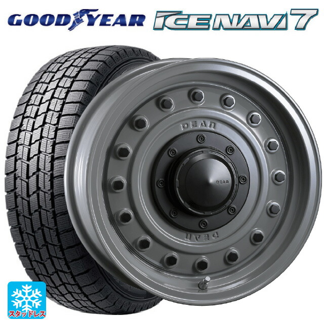 フィアット ドブロ(K9F)用 2025年製 205/60R16 92Q グッドイヤー アイスナビ7(数量限定) # クリムソン ディーン コロラド スティールグレー 新品スタッドレスタイヤホイール 4本セット