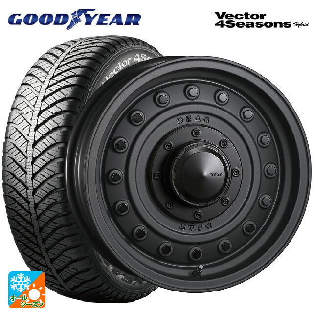ルノー カングー(KFK系)用 205/60R16 92H グッドイヤー ベクターフォーシーズンズ ハイブリッド クリムソン ディーン コロラド マットチャコールブラック 新品オールシーズンタイヤホイール 4本セット|タイヤホイール専門店コニシタイヤ