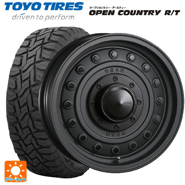 スズキ ジムニー(64系)用 215/70R16 100Q トーヨー オープンカントリー RT ブラックレター クリムソン ディーン コロラド マットチャコールブラック 新品サマータイヤホイール 5本セット