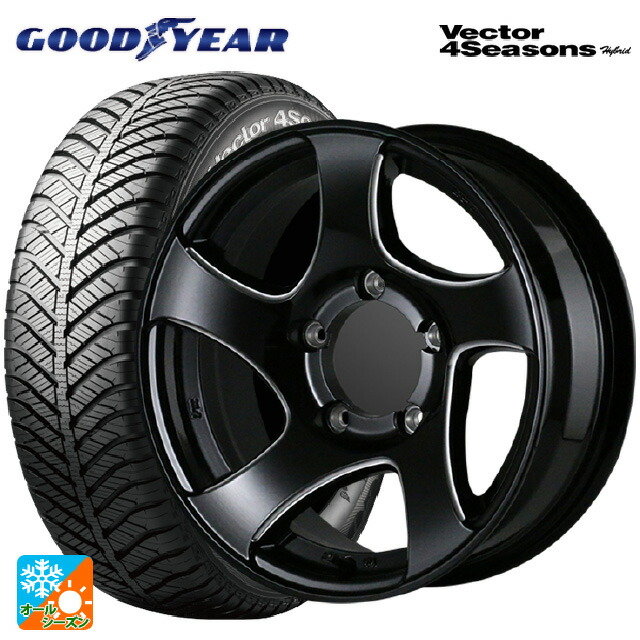 215/65R16 98H グッドイヤー ベクターフォーシーズンズ ハイブリッド ドゥオール CST ゼロワンハイパーJL GBMS 16-5.5J 国産車用 オールシーズンタイヤホイール4本セット
