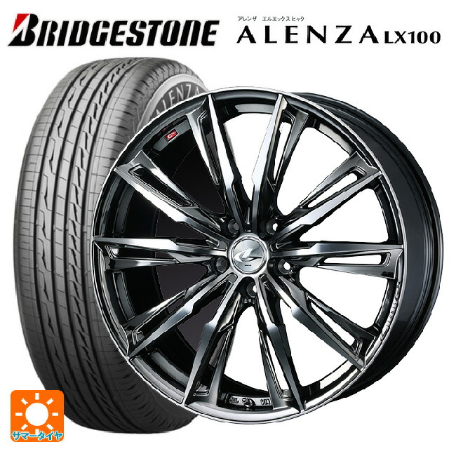 ミツビシ アウトランダーPHEV(5LA GNOW)用 235/60R18 103H ブリヂストン アレンザLX100 正規品 # ウェッズ レオニス GX BMCMC 新品サマータイヤホイール 4本セット|タイヤホイール専門店コニシタイヤ