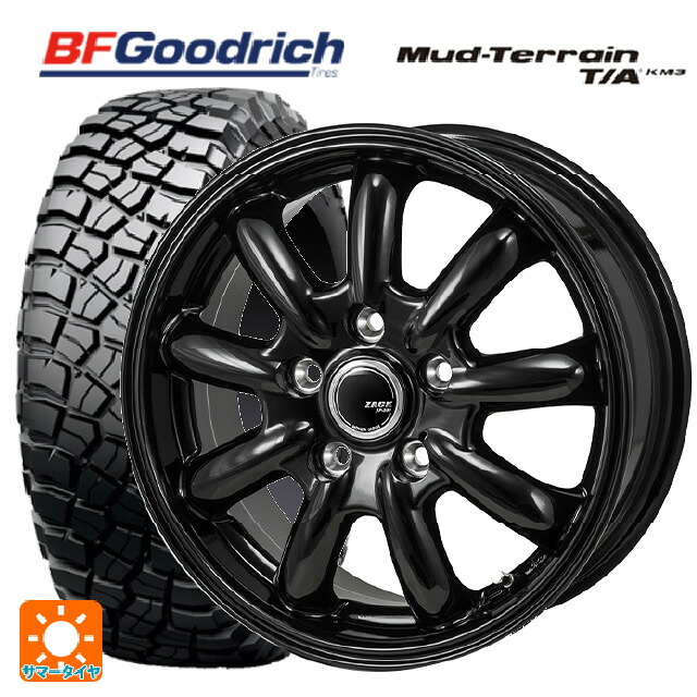 ミツオカ バディ()用 245/70R16 113/110Q BFグッドリッチ マッドテレーン TA KM3 ブラックレター 正規品 ジャパン三陽 ザック JP209 グロスブラック 新品サマータイヤホイール 4本セット 106,101円