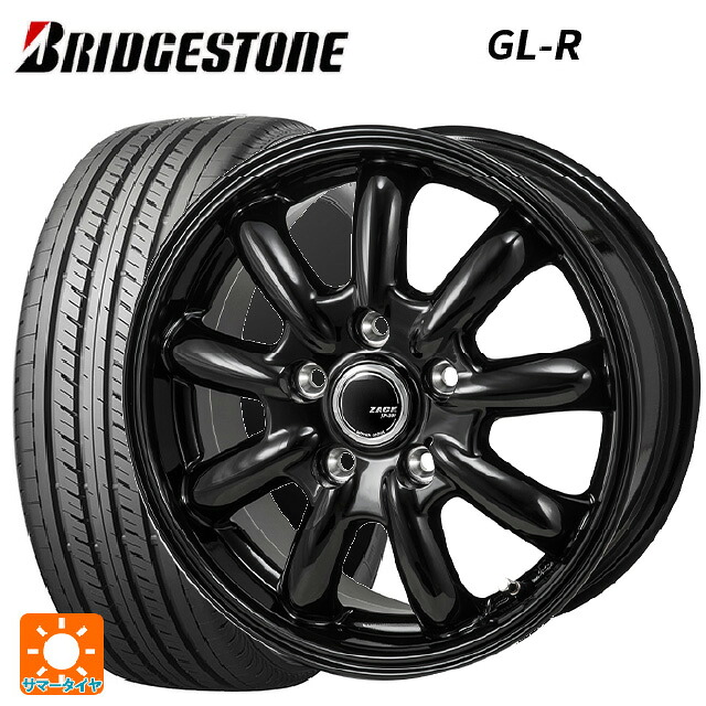 トヨタ ヤリスクロス(10系)用 215/65R16 109/107R ブリヂストン GL-R 正規品 ジャパン三陽 ザック JP209 グロスブラック 新品サマータイヤホイール 4本セット|タイヤホイール専門店コニシタイヤ