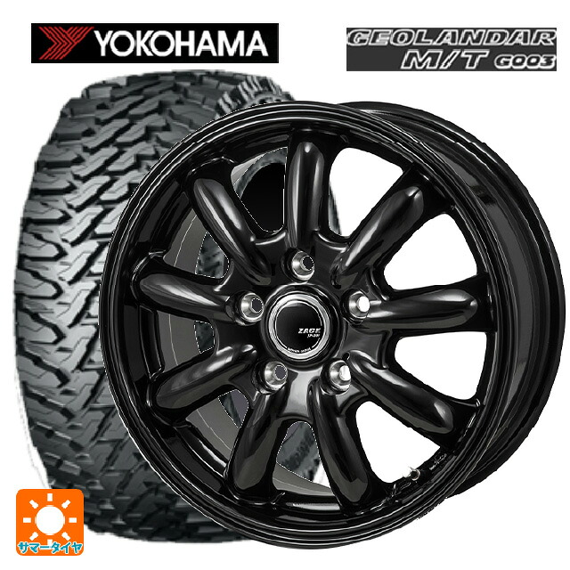 ミツオカ バディ()用 225/70R16 103S ヨコハマ ジオランダー M/T G003 正規品 ジャパン三陽 ザック JP209 グロスブラック 新品サマータイヤホイール 4本セット