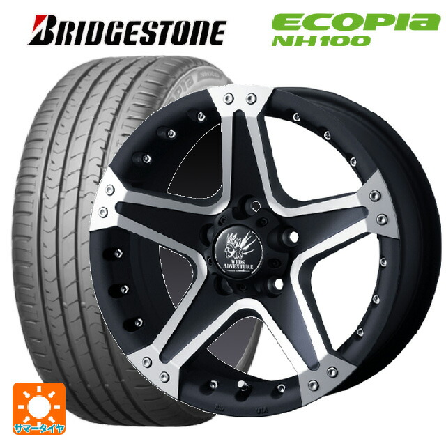 91w タイヤ ホイール ホイール 215 45r17 エコピア Nh100ウェッズ ブリヂストン 新品4本セット 17 7j国産車用 エコピア マッドヴァンス01 ブリヂストン 送料無料 サマータイヤ Xl マッドブラックポリッシュ サマータイヤホイール4本セット 取付店直送可 タイヤホイール