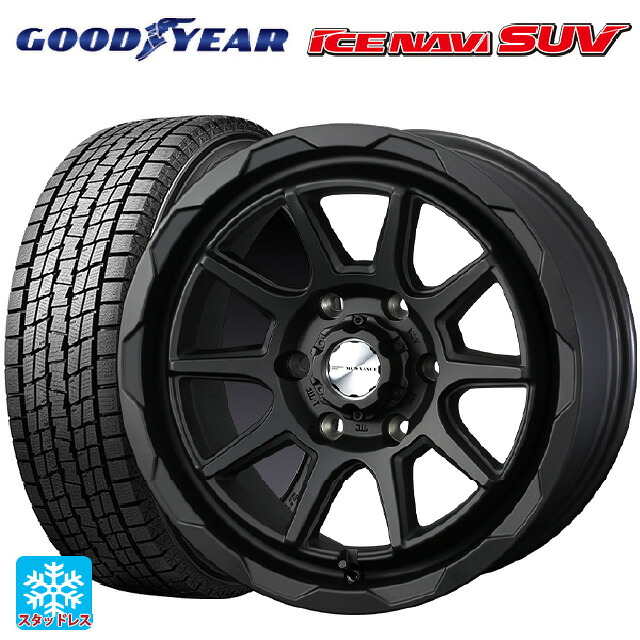 トヨタ ランドクルーザー250(250系)用 265/65R18 114Q グッドイヤー アイスナビ SUV # ウェッズ マッドヴァンス06 フルマットブラック 新品スタッドレスタイヤホイール 4本セット｜タイヤホイール専門店コニシタイヤ
