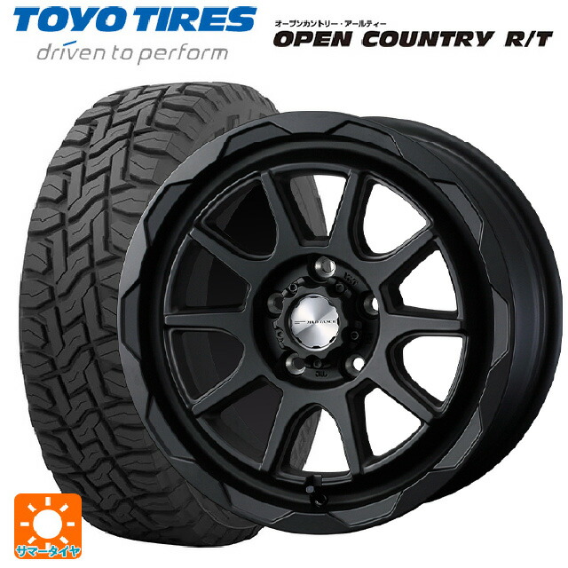 ミツビシ デリカD:5(3DA系)用 215/70R16 100Q トーヨー オープンカントリー RT ブラックレター ウェッズ マッドヴァンス06 フルマットブラック 新品サマータイヤホイール 4本セット