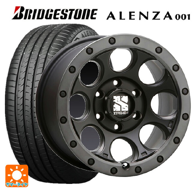 ミツビシ デリカD5(3DA系)用 225/55R18 98V ブリヂストン アレンザ001 正規品 エムエルジェイ エクストリームJ XJ03 Flat Black Smoke 新品サマータイヤホイール 4本セット|タイヤホイール専門店コニシタイヤ