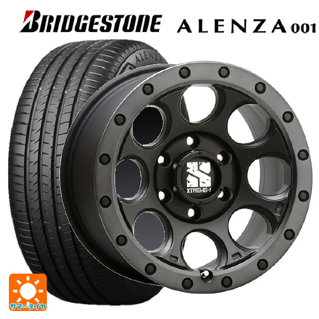 265/70R17 113H ブリヂストン アレンザ001 正規品 エムエルジェイ エクストリームJ XJ03 Flat Black Smoke 17-8J 国産車用 サマータイヤホイール4本セット|タイヤホイール専門店コニシタイヤ