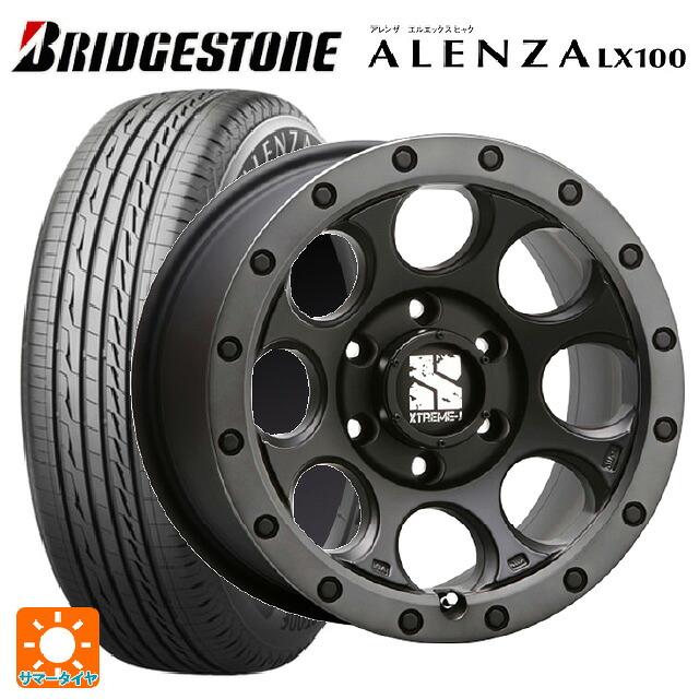 トヨタ ランドクルーザー300(300系)用 265/65R18 114V ブリヂストン アレンザLX100 正規品 # エムエルジェイ エクストリームJ XJ03 Flat Black Smoke 新品サマータイヤホイール 4本セット