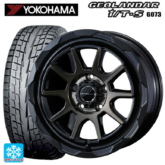 215/60R17 96Q ヨコハマ ジオランダー ITS G073 正規品 ウェッズ マッドヴァンス06 ブラックポリッシュブロンズクリア 17-7J 国産車用 スタッドレスタイヤホイール4本セット|タイヤホイール専門店コニシタイヤ