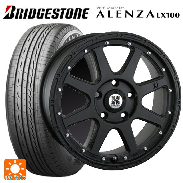ジープ ラングラー(JL系)用 265/70R17 115S ブリヂストン アレンザLX100 正規品 # エムエルジェイ エクストリームJ Flat Black 新品サマータイヤホイール 4本セット｜タイヤホイール専門店コニシタイヤ