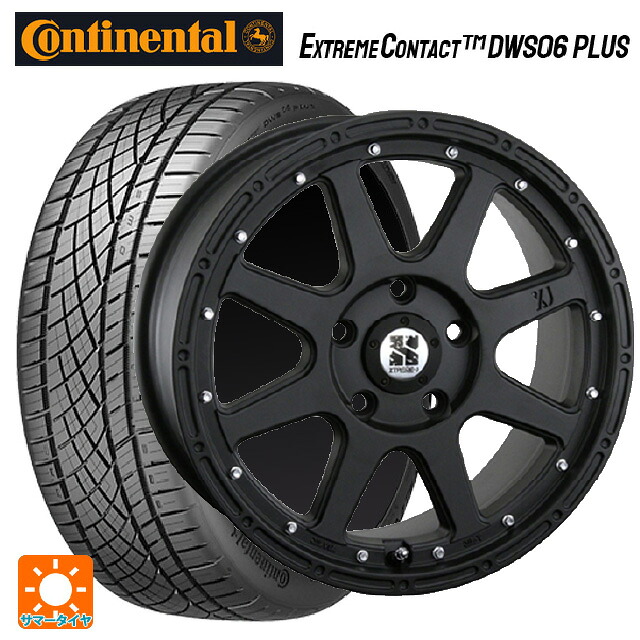 在庫有 トヨタ GRヤリス(PA系)用 225/40R18 92Y XL コンチネンタル エクストリームコンタクト DWS06プラス 正規品 # エムエルジェイ エクストリームJ Flat Black 新品サマータイヤホイール 4本セット 108,999円