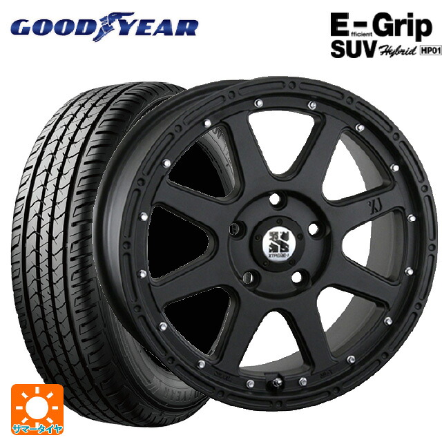 ジープ ラングラー(JL系)用 265/70R17 115S グッドイヤー エフィシェントグリップSUV HP01 エムエルジェイ エクストリームJ Flat Black 新品サマータイヤホイール 4本セット｜タイヤホイール専門店コニシタイヤ