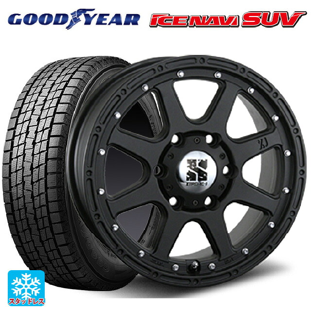 トヨタ ランドクルーザーFJ(240系)用 2024年製 265/65R17 112Q グッドイヤー アイスナビ SUV # エムエルジェイ エクストリームJ Flat Black 新品スタッドレスタイヤホイール 4本セット｜タイヤホイール専門店コニシタイヤ