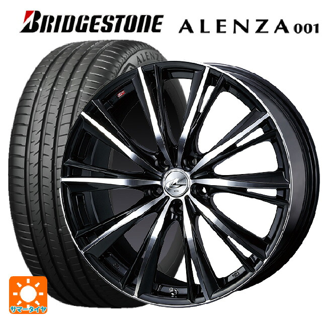 235/50R18 97V ブリヂストン アレンザ001 正規品 ウェッズ レオニス WX BKMC 18-8J 国産車用 サマータイヤホイール4本セット