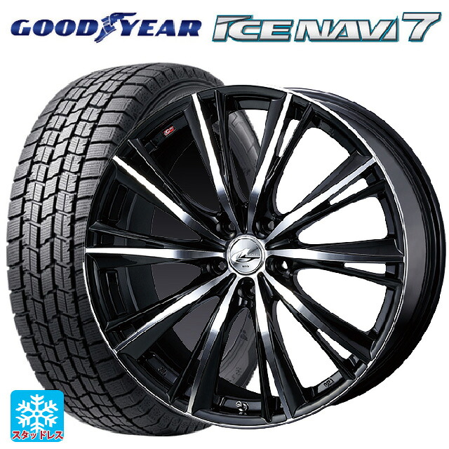 ホンダ ZR-V(RZ4)用 215/55R17 94Q グッドイヤー アイスナビ7(数量限定) # ウェッズ レオニス WX BKMC 新品スタッドレスタイヤホイール 4本セット｜タイヤホイール専門店コニシタイヤ 119,735円