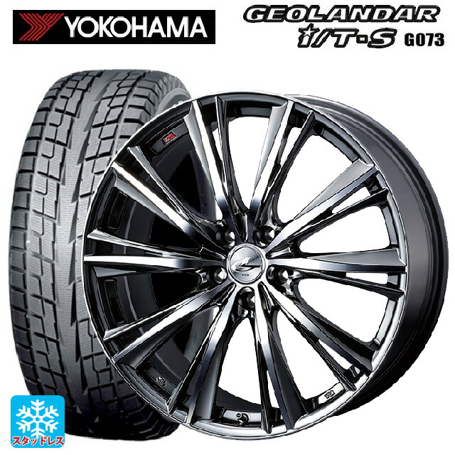 ホンダ ZR-V(RZ4)用 2025年製 215/60R17 96Q ヨコハマ ジオランダー ITS G073 正規品 ウェッズ レオニス WX BMCMC 新品スタッドレスタイヤホイール 4本セット
