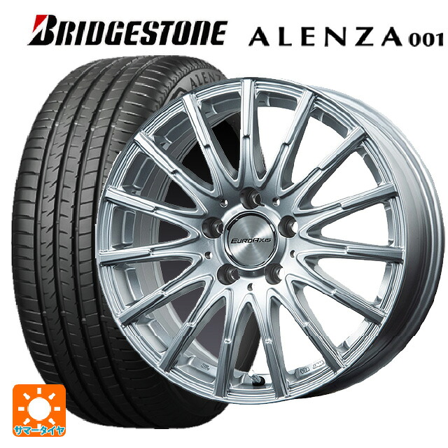 メルセデスベンツ GLA(X156)用 235/45R19 95W ブリヂストン アレンザ001 正規品 ユーロアクシス エアフルト シルバー 新品サマータイヤホイール 4本セット｜タイヤホイール専門店コニシタイヤ