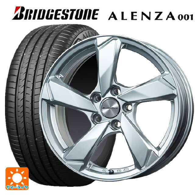 プジョー 3008(P8系)用 225/60R17 99V ブリヂストン アレンザ001 正規品 # ユーロアクシス クロスエッジ シルバー 新品サマータイヤホイール 4本セット|タイヤホイール専門店コニシタイヤ