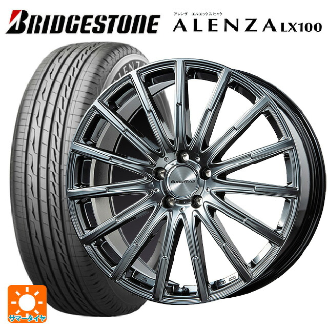 メルセデスベンツ GLB(X247)用 235/50R19 99V ブリヂストン アレンザLX100 正規品 # ユーロアクシス エアフルト クロームハイパーブラック 新品サマータイヤホイール 4本セット