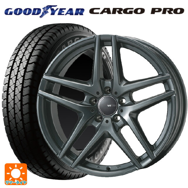 ボルボ XC40(XB系)用 235/60R17 109/107T グッドイヤー カーゴプロ ジャパン三陽 ウェスター S05 ダークシルバー 新品サマータイヤホイール 4本セット
