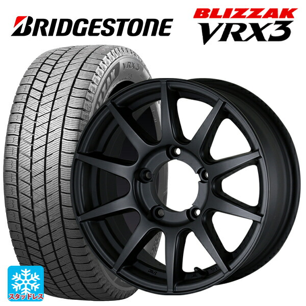 スズキ ジムニー(64系)用 215/70R16 100Q ブリヂストン ブリザック VRX3 正規品 ドゥオール CST ゼロワンハイパー XJ FBK 新品スタッドレスタイヤホイール 5本セット 259,330円