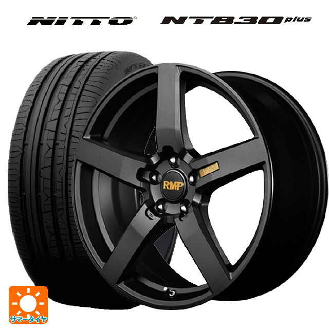 2024年製 235/35R19 91W ニットー NT830 プラス エムアイディー MID エクスクルーシブ 050F セミグロスガンメタ 19-8J 国産車用 サマータイヤホイール4本セット