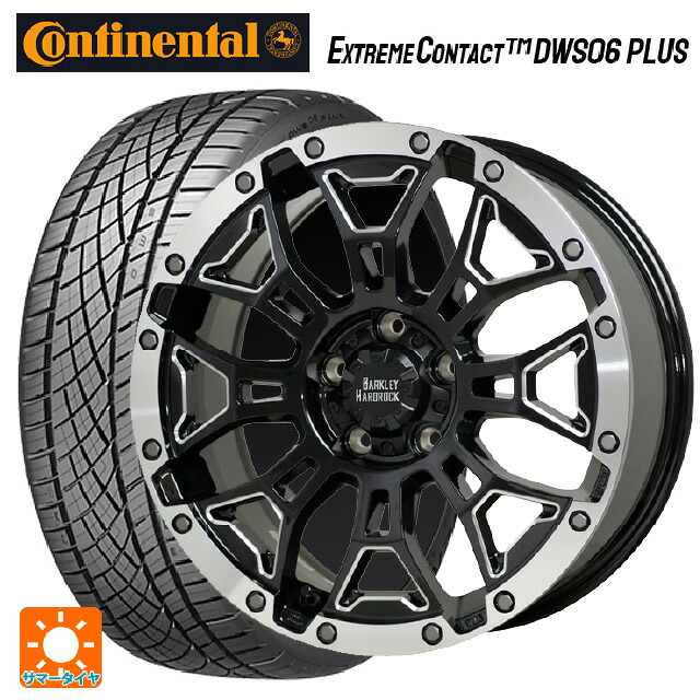 215/45R18 93Y XL コンチネンタル エクストリームコンタクト DWS06プラス 正規品 ホットスタッフ バークレイハードロック エルバート BSM/P 18-7.5J 国産車用 サマータイヤホイール4本セット