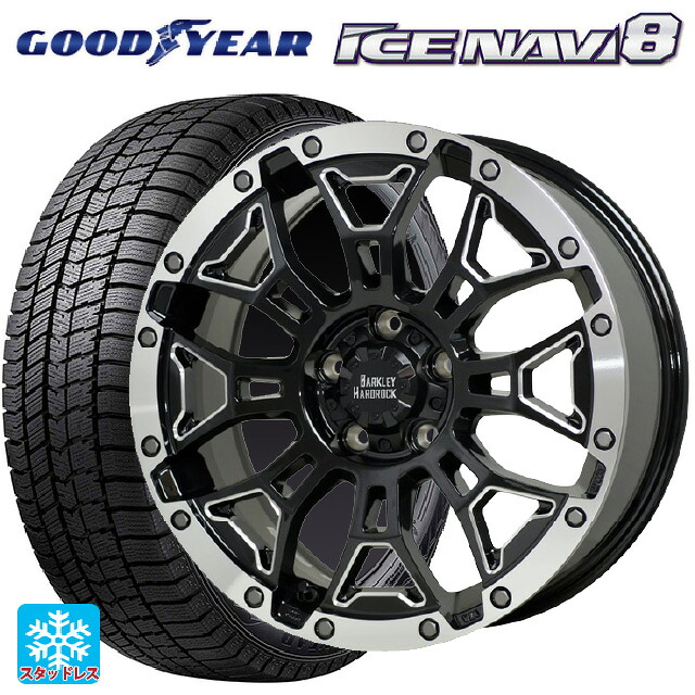 トヨタ アルファード(30系)用 235/50R18 97Q グッドイヤー アイスナビ8 # ホットスタッフ バークレイハードロック エルバート BSM/P 新品スタッドレスタイヤホイール 4本セット｜タイヤホイール専門店コニシタイヤ