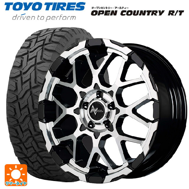215/70R16 100Q トーヨー オープンカントリー RT ブラックレター エムアイディー ナイトロパワー M28バレットエス ブラック/ミラーカット 16-7J 国産車用 サマータイヤホイール4本セット