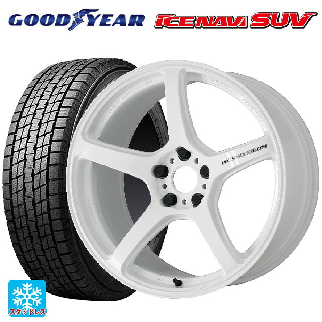トヨタ ヤリスクロス(10系)用 215/50R18 92Q グッドイヤー アイスナビ SUV # ワーク エモーション T5R ICW 新品スタッドレスタイヤホイール 4本セット|タイヤホイール専門店コニシタイヤ