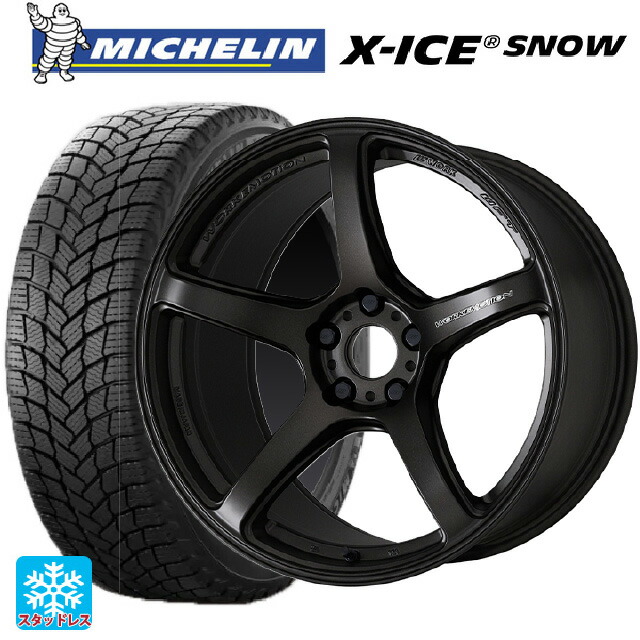 トヨタ GRカローラ(4BA-GZEA14H)用 245/40R18 97H XL ミシュラン 正規品 エックスアイス スノー ワーク エモーション T5R MGK 新品スタッドレスタイヤホイール 4本セット