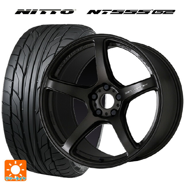 225/35R19 88Y XL ニットー NT555 G2 ワーク エモーション T5R MGK 19-8.5J 国産車用 サマータイヤホイール4本セット