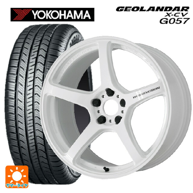 225/45R19 96W XL ヨコハマ ジオランダー X-CV G057 正規品 ワーク エモーション T5R ICW 19-8.5J 国産車用 サマータイヤホイール4本セット