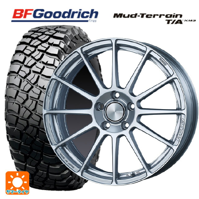 トヨタ RAV4(50系)用 245/70R16 113/110Q BFグッドリッチ マッドテレーン TA KM3 ブラックレター 正規品 エンケイ パフォーマンスライン PF03 スパークルシルバー 新品サマータイヤホイール 4本セット